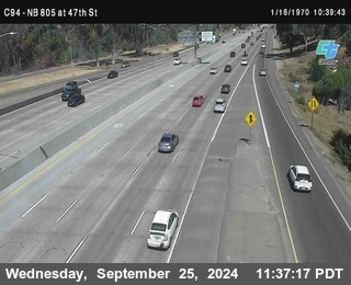 (C094) NB 805 : 47th Street (on ramp)