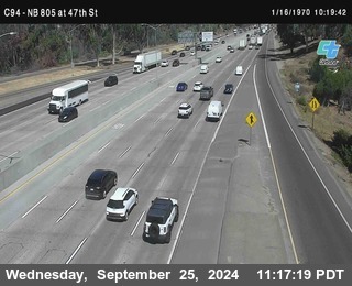 (C094) NB 805 : 47th Street (on ramp)