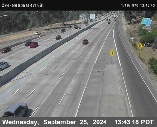 (C094) NB 805 : 47th Street (on ramp)