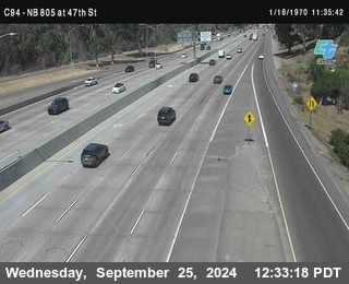 (C094) NB 805 : 47th Street (on ramp)