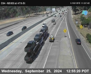 (C094) NB 805 : 47th Street (on ramp)