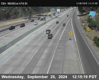 (C094) NB 805 : 47th Street (on ramp)