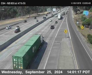 (C094) NB 805 : 47th Street (on ramp)