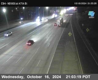 (C094) NB 805 : 47th Street (on ramp)