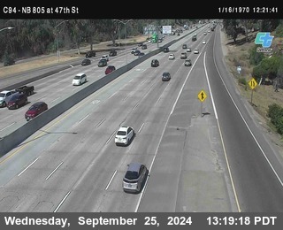 (C094) NB 805 : 47th Street (on ramp)