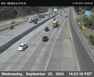 (C094) NB 805 : 47th Street (on ramp)