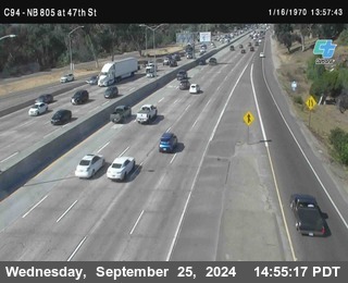 (C094) NB 805 : 47th Street (on ramp)