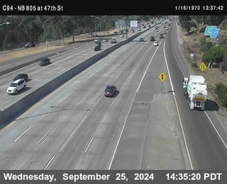 (C094) NB 805 : 47th Street (on ramp)