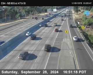 (C094) NB 805 : 47th Street (on ramp)