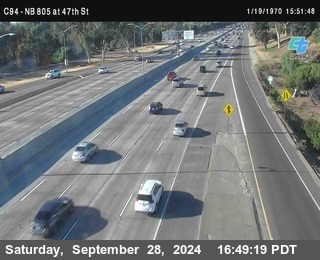 (C094) NB 805 : 47th Street (on ramp)