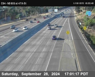 (C094) NB 805 : 47th Street (on ramp)