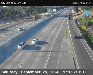 (C094) NB 805 : 47th Street (on ramp)