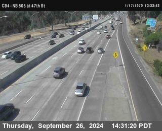 (C094) NB 805 : 47th Street (on ramp)