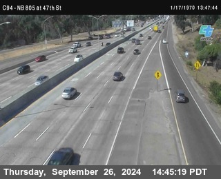 (C094) NB 805 : 47th Street (on ramp)