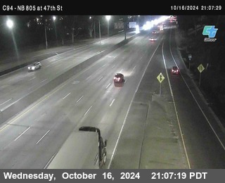 (C094) NB 805 : 47th Street (on ramp)