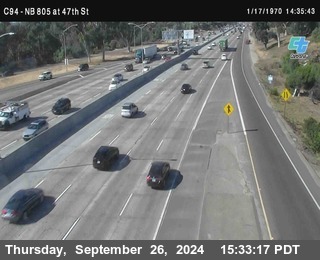 (C094) NB 805 : 47th Street (on ramp)