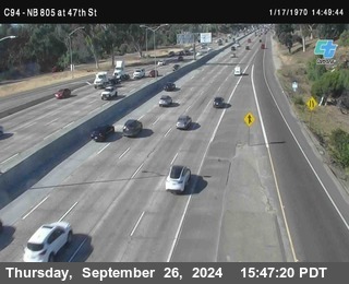 (C094) NB 805 : 47th Street (on ramp)