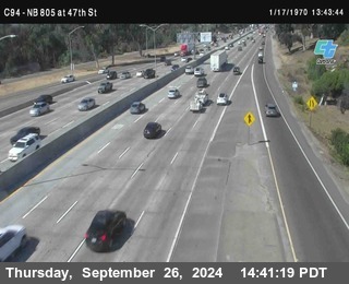 (C094) NB 805 : 47th Street (on ramp)