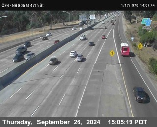 (C094) NB 805 : 47th Street (on ramp)