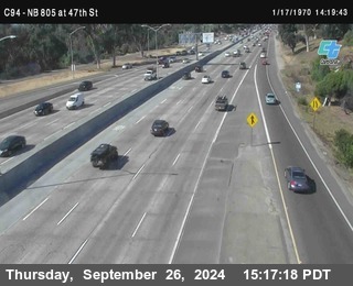 (C094) NB 805 : 47th Street (on ramp)