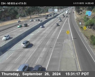 (C094) NB 805 : 47th Street (on ramp)