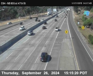 (C094) NB 805 : 47th Street (on ramp)