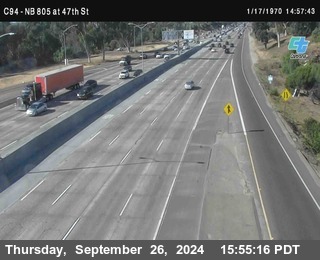 (C094) NB 805 : 47th Street (on ramp)