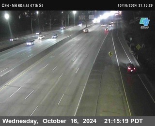 (C094) NB 805 : 47th Street (on ramp)