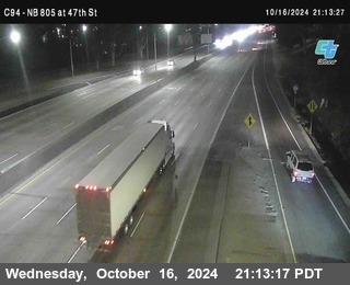 (C094) NB 805 : 47th Street (on ramp)