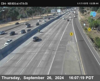 (C094) NB 805 : 47th Street (on ramp)