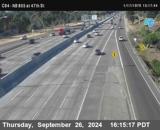 (C094) NB 805 : 47th Street (on ramp)