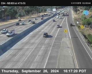 (C094) NB 805 : 47th Street (on ramp)