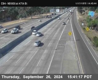 (C094) NB 805 : 47th Street (on ramp)