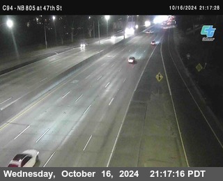 (C094) NB 805 : 47th Street (on ramp)