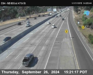 (C094) NB 805 : 47th Street (on ramp)