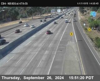 (C094) NB 805 : 47th Street (on ramp)