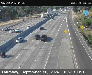 (C094) NB 805 : 47th Street (on ramp)