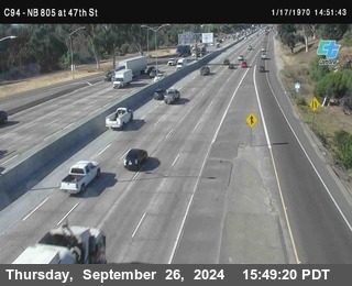 (C094) NB 805 : 47th Street (on ramp)