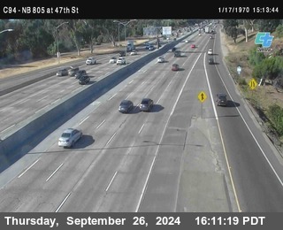 (C094) NB 805 : 47th Street (on ramp)