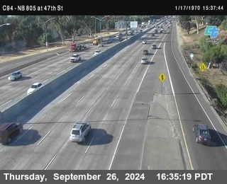 (C094) NB 805 : 47th Street (on ramp)