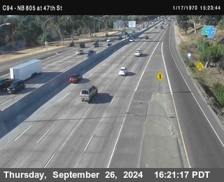 (C094) NB 805 : 47th Street (on ramp)