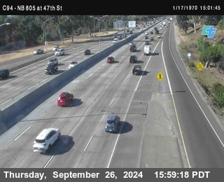 (C094) NB 805 : 47th Street (on ramp)