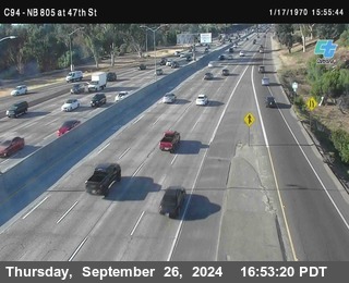 (C094) NB 805 : 47th Street (on ramp)