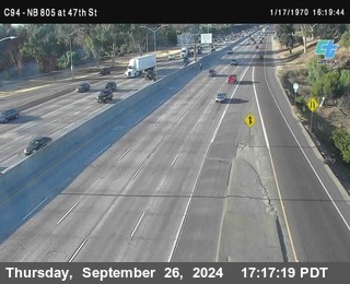 (C094) NB 805 : 47th Street (on ramp)