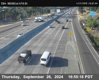 (C094) NB 805 : 47th Street (on ramp)