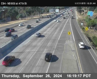 (C094) NB 805 : 47th Street (on ramp)