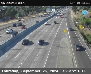 (C094) NB 805 : 47th Street (on ramp)