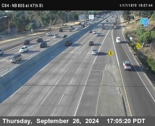 (C094) NB 805 : 47th Street (on ramp)