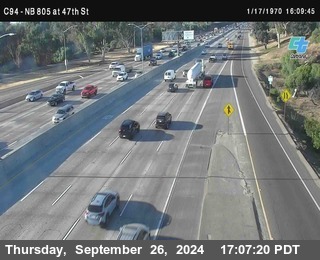 (C094) NB 805 : 47th Street (on ramp)