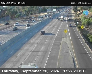 (C094) NB 805 : 47th Street (on ramp)